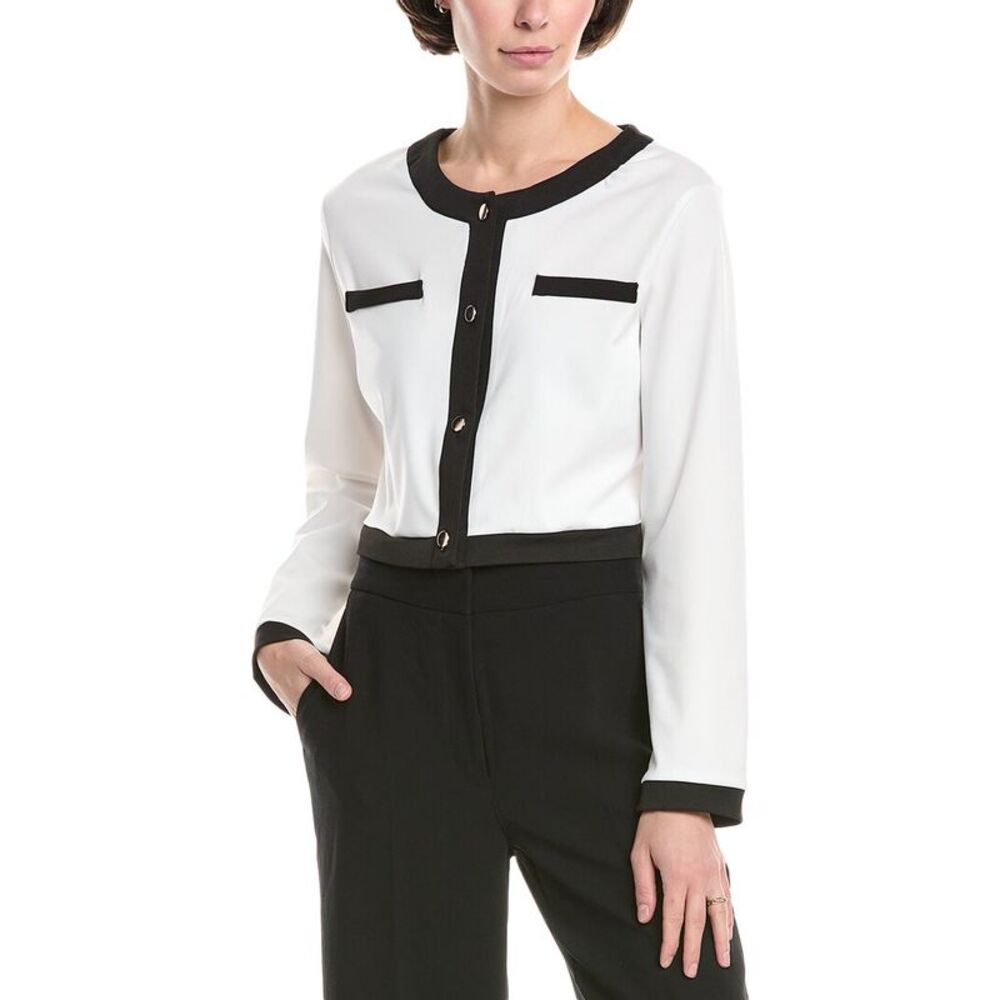 Madison Miles Womens  Top, White